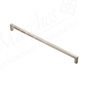 330mm Block Cupboard Handle (320cc) - Satin Nickel