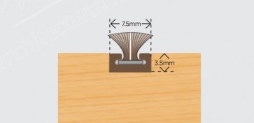 Exitex Centre Leg Carrier with Q-Lon and 6.5mm D Slot - 2.2m Brown