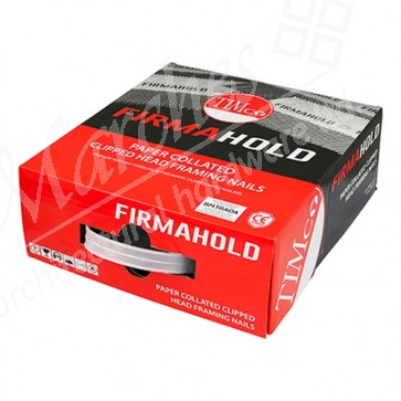 Firmahold Collated Clipped FirmaGalv Brad Nails No Fuel Cells (3300 + 0 Cells) Ring Shank - 2.8 x 63mm