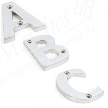 Letters A to Z - Polished Chrome