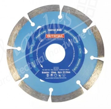 Faithfull Contract Diamond Blade - Various Sizes