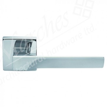 Carlisle Flash Lever on Square Rose - Polished Chrome