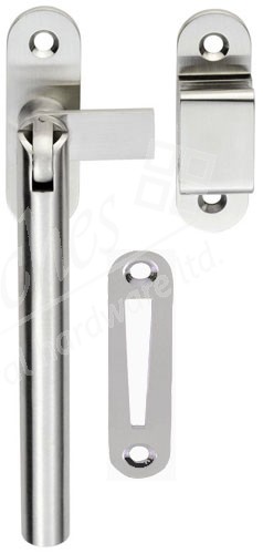 Non Locking Casement Fastener - Satin Stainless Steel