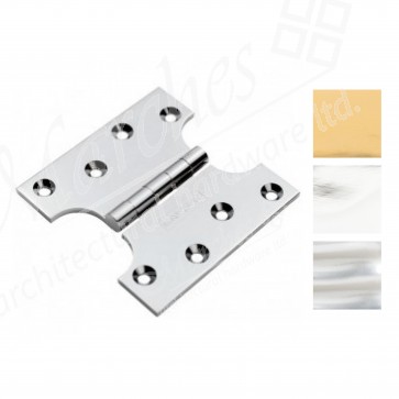 4x2x4" Solid Brass Parliament Hinges - (pair)