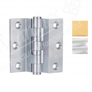 3" Solid Drawn Brass Stormproof Hinge - Pair