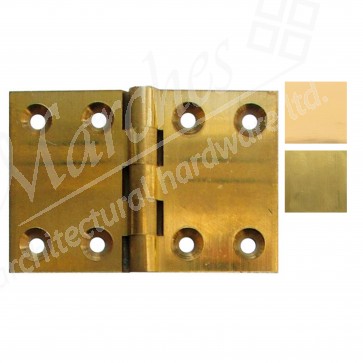 Back Flap Brass Hinges - (pair) 