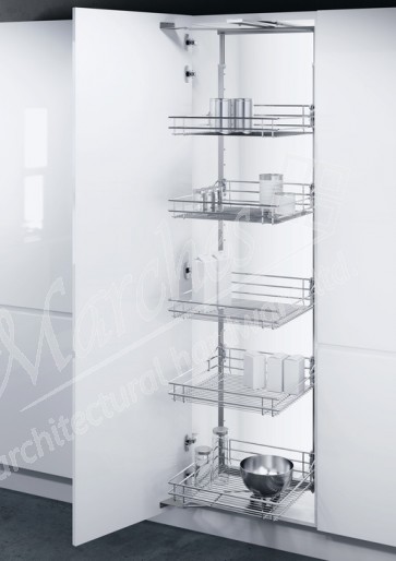 Swing Out Larder Unit 1700-1950mm (500mm or 600mm Unit) Linear Wire Base