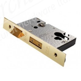 Euro Profile Sash Lock - PVD Brass (Various Sizes)