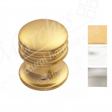 Ringed Cupboard Knob - Various Finishes
