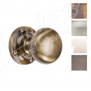Victorian Mortice Knob Set - Various Finishes
