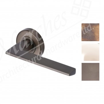 Pyramid Lever on Rose Handle - Various Finishes