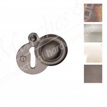 Round Covered Escutcheon 33mm - Various Finishes