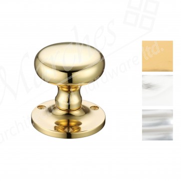 Victorian Mushroom Mortice Knob Sets 57.5mm - Various Finishes