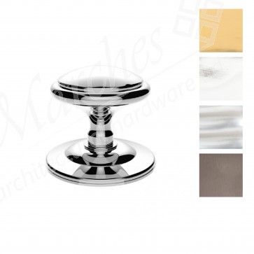 Round Centre Door Knob 71mm - Various Finishes