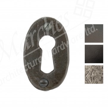 Oval Escutcheon - Various Finishes