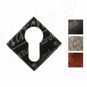 Diamond Euro Escutcheons - Various Finishes