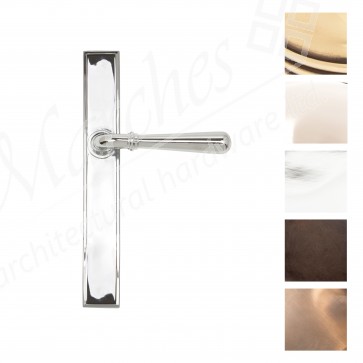 Newbury Slimline Sprung Lever Latch Set - Various Finishes