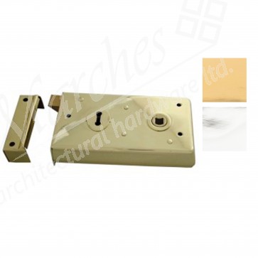 Eurospec Narrow Rim Lock - Various Finishes