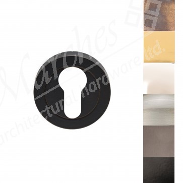 Euro Escutcheon-Various Finishes