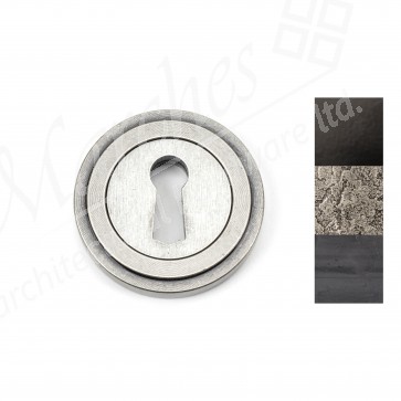 Round Escutcheon (Art Deco) - Various Finishes