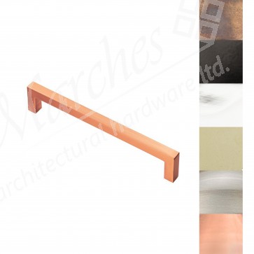 170mm Block Cupboard Handle (160cc) - Various Finishes