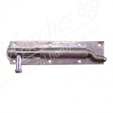 Cranked Door Bolt - Galvanised - Various Sizes