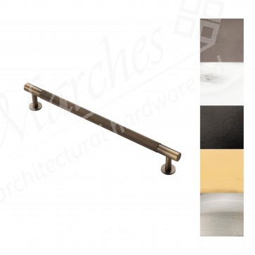 Knurled Pull Handle 274mm (224mm cc) - Various Finishes