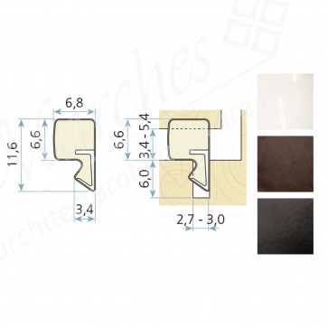 Schlegel - Aquamac 63 (Qlon QL 3005) Weatherseal - Various Lengths