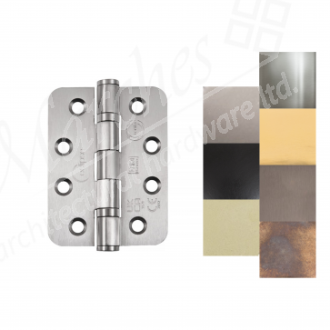 Eclipse 4" Fire Rated Ball Bearing Butt Hinge (Pair) - Various Finishes