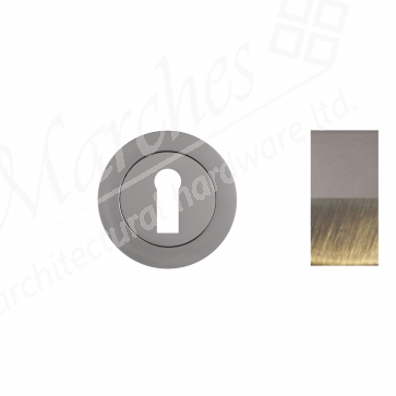 Insignia Keyway Escutcheon 1Pc - Various Finishes
