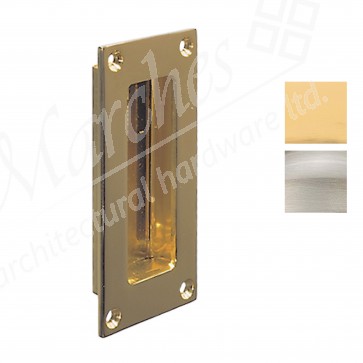 Flush Pull Handle 102 x 51 mm - Various Finishes