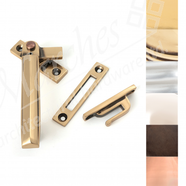 Locking Art Deco Fastener - LH - Various Finishes