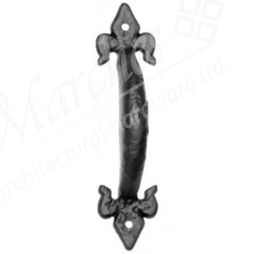 Fleur De Llys Pull handle (564) - Black Antique - Various Sizes