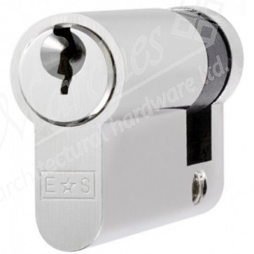 Single (Half) Euro Cylinder Keyed Alike - Satin Chrome