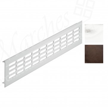 Ventilation grill, 500 x  80 mm, for recess mounting