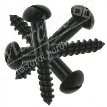 No. 6 Gauge Jap Black Screws (length 3/4-1")