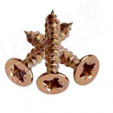 17mm Bronze Pozi Screws - Various Sizes