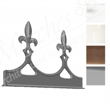 Exitex - Aluminium Fleur de Lys Crest - Various Finishes