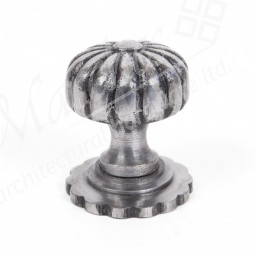 Cabinet Knob (with base) - Natural Smooth 