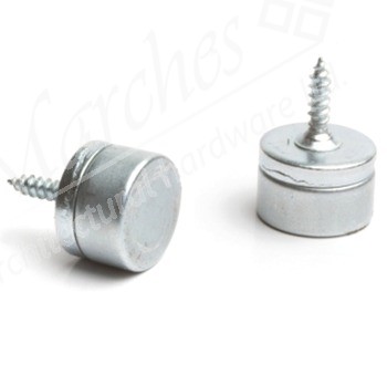 Nickel Elite Magnetic Catch Screw Fixing Neodymium Pack of 5 Finish 