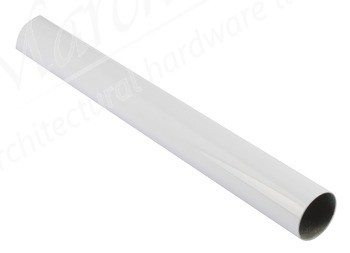 Ø 25mm Wardrobe Tube - 2438mm - White