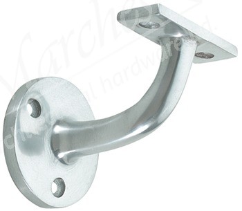 Handrail Bracket - Satin Anodised Aluminium