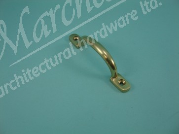 Pull Handle 102mm - Polished Brass