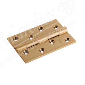 4" DPBW Butt Hinges (Pair) - Satin Brass