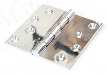 4 quot x 4 quot Projection Hinges (pair) Polished Chrome Projection Hinges
