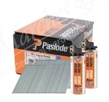 32mm Paslode IM65A Angled Brad Nails 16 Guage (2200+2 Cells) - Galvanised