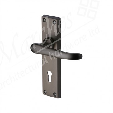Victorian Lever on Backplate - Matt Bronze
