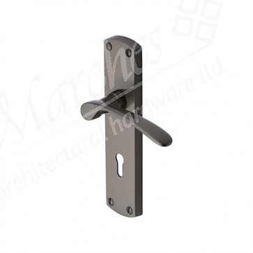 Diplomat Lever Handle on Backplate - Matt Bronze