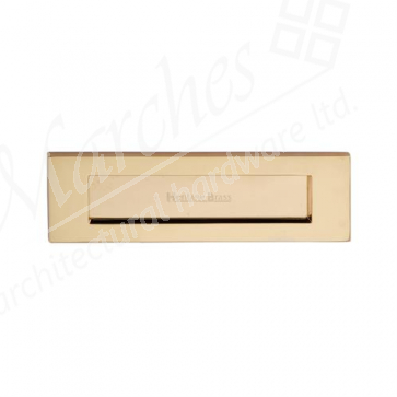 Letter Plate 254mm x 79mm - Polished Brass