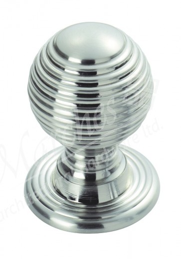 Queen Anne Cupboard Knob - Polished Chrome